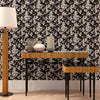 Cherry Blossom behang in Onyx van Coordonne — interieur