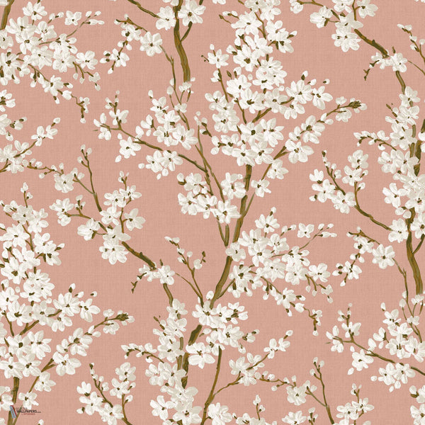 Cherry Blossom behang in Rose van Coordonne