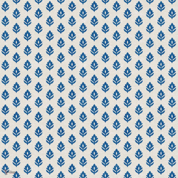 Clover behang in Blue van Coordonne