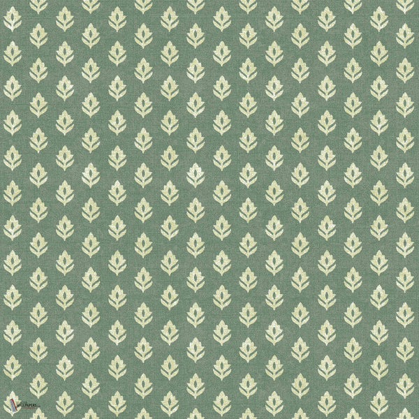 Clover behang in Emerald van Coordonne