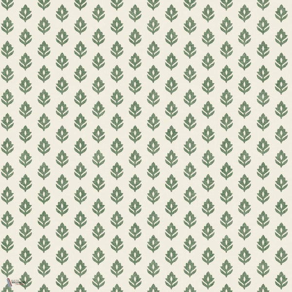 Clover behang in Green van Coordonne
