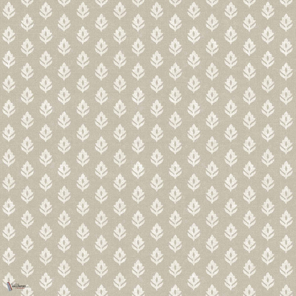 Clover behang in Taupe van Coordonne