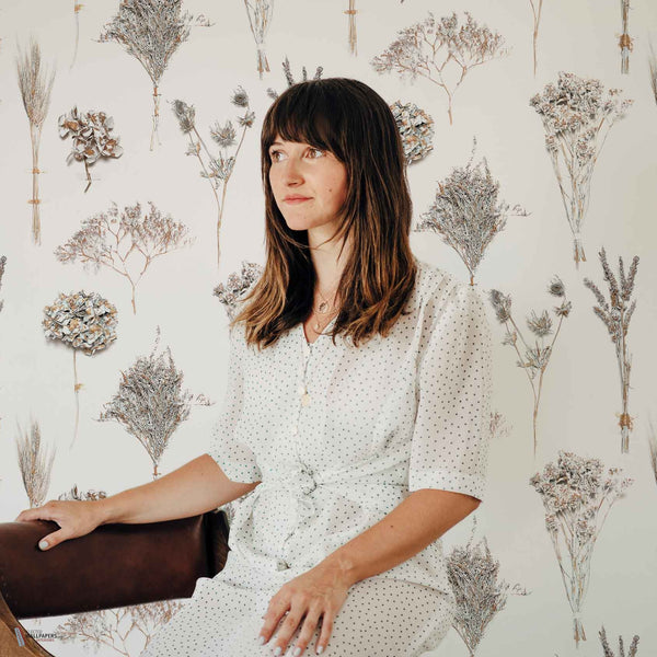 Conce Fiol - Kintsugu behang in Gold van Coordonne — interieur