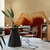 Coral Reefs Metallics behang in Gold van Coordonne — interieur