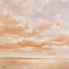 Cumulus Clouds wallpaper in Coral by Coordonne