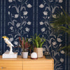 Daffodils Textile behang in Galaxy van Coordonne — interieur