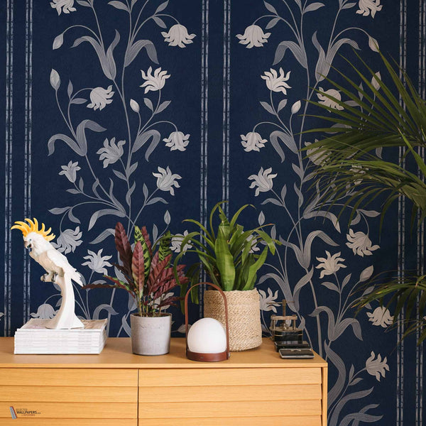 Daffodils Textile behang in Galaxy van Coordonne — interieur