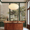 Damaskus View behang in Emerald van Coordonne — interieur