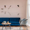 Donana Textile behang in Peony van Coordonne — interieur