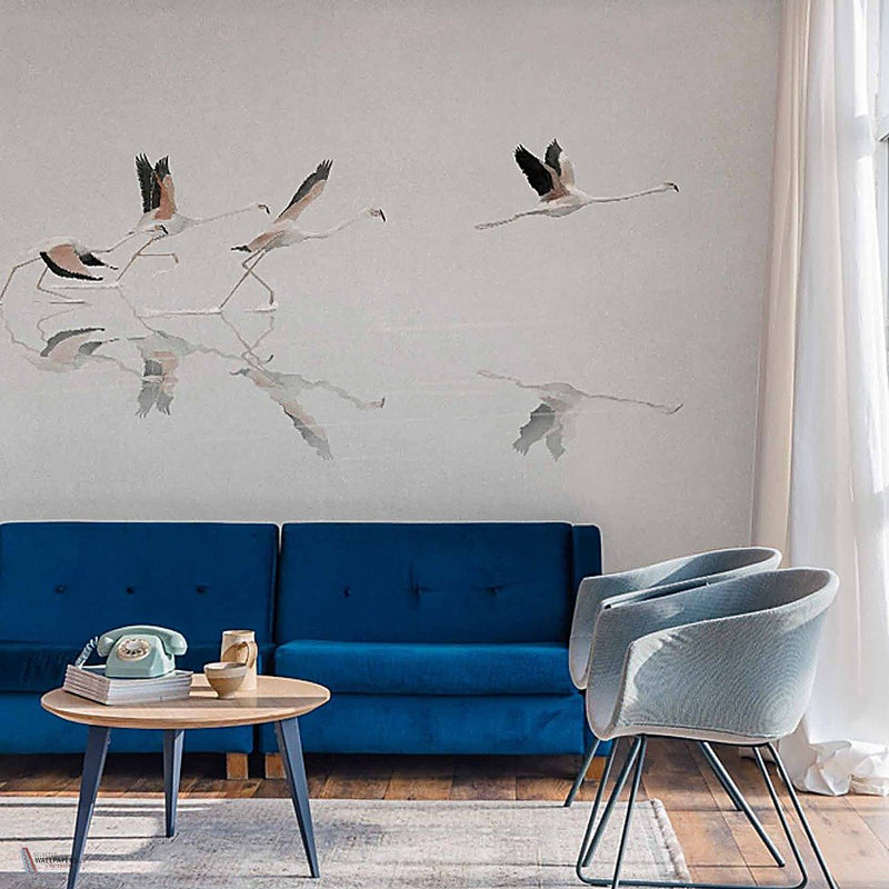 Donana Textile papel pintado en Sky de Coordonne — interior