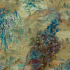Dunhuang behang in Blue Spirulina van Coordonne