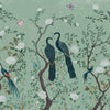 Edo Textile wallpaper in Aqua by Coordonne