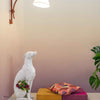 Forada wallpaper in Aubergine by Coordonne — interior