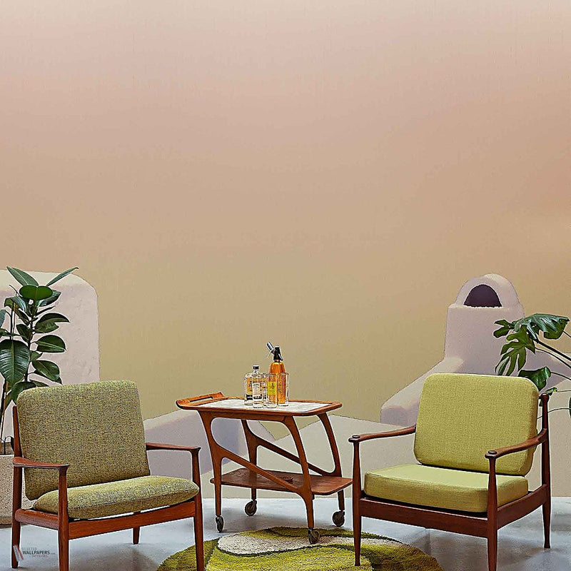 Formentor papier peint en Pink de Coordonne — intérieur