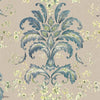 French Damask wallpaper in Sapphire by Coordonne