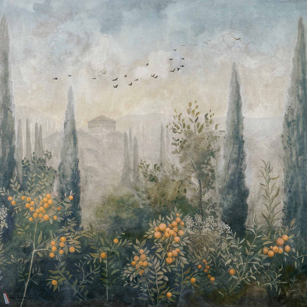 Frutetto wallpaper in Winter by Coordonne
