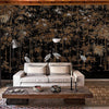 Garzas wallpaper in Coal by Coordonne — interior