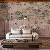 Garzas wallpaper in Rose by Coordonne — interior