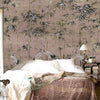 Garzas wallpaper in Rose by Coordonne — interior