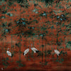 Garzas wallpaper in Goji by Coordonne