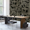 Gatsby Metallics Tapete in Black von Coordonne — Interieur