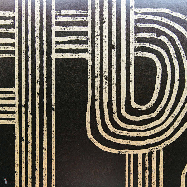 Gatsby Metallics behang in Black van Coordonne