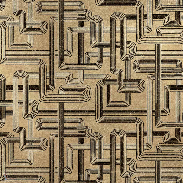 Gatsby Metallics behang in Gold van Coordonne