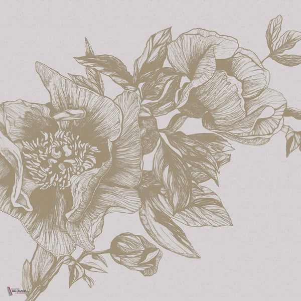Giant Peonies wallpaper in Papirus by Coordonne
