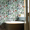 Goldfinch Song behang in Cotton van Coordonne — interieur