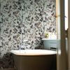 Goldfinch Song behang in Pear van Coordonne — interieur