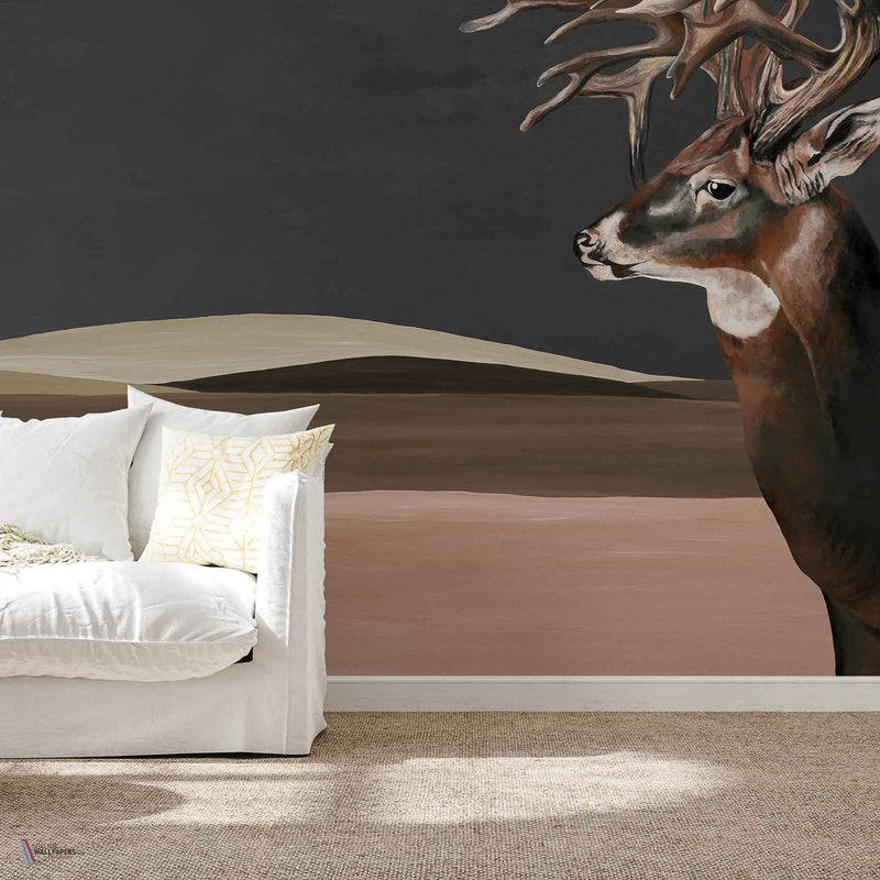 Great Deer papel pintado en Nude de Coordonne — interior