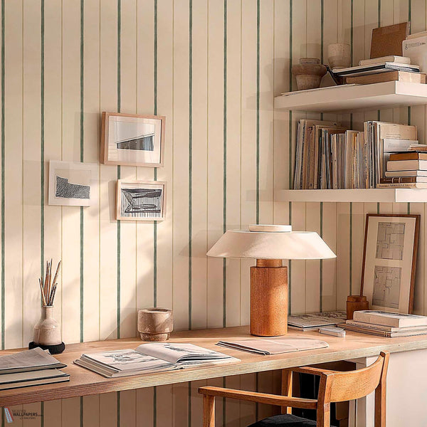 Guadalquivir wallpaper in Celadón by Coordonne — interior