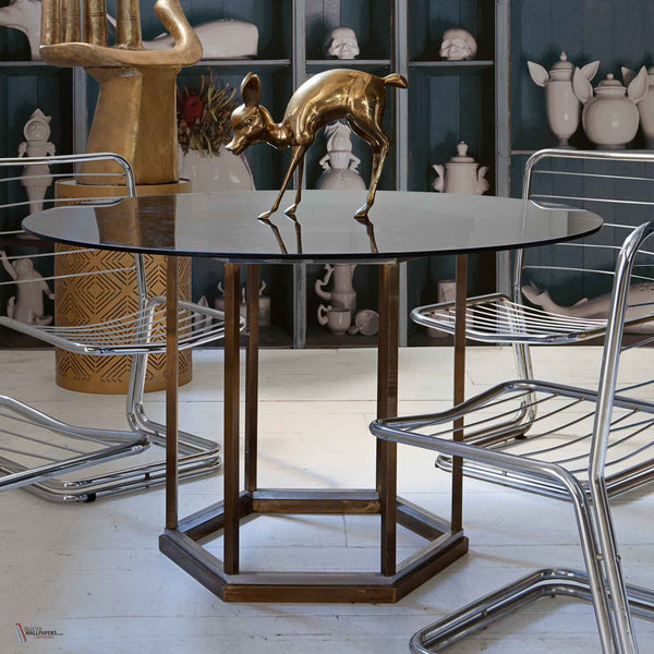 Guille Garcia-Hoz - Ceramic Fauna wallpaper in Endrino by Coordonne — interior