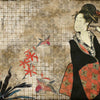 Hiroshi Tsunoda - Geisha Graffiti behang in Hikari van Coordonne