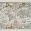 Historical Map Textile behang in Papyrus van Coordonne