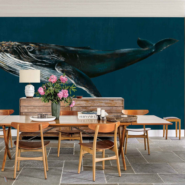 Humpback Whale wallpaper in Ocean by Coordonne — interior