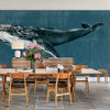 Humpback Whale wallpaper in Vintage by Coordonne — interior