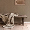 Interwoven wallpaper in Mole by Coordonne — interior