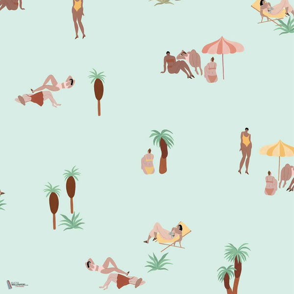 Isabelle Feliu - One day at the Beach behang in Ocean van Coordonne