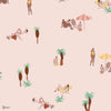 Isabelle Feliu - One day at the Beach behang in Pink Sand van Coordonne