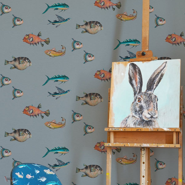 Joana Santamans - Peces Santamans wallpaper by Coordonne