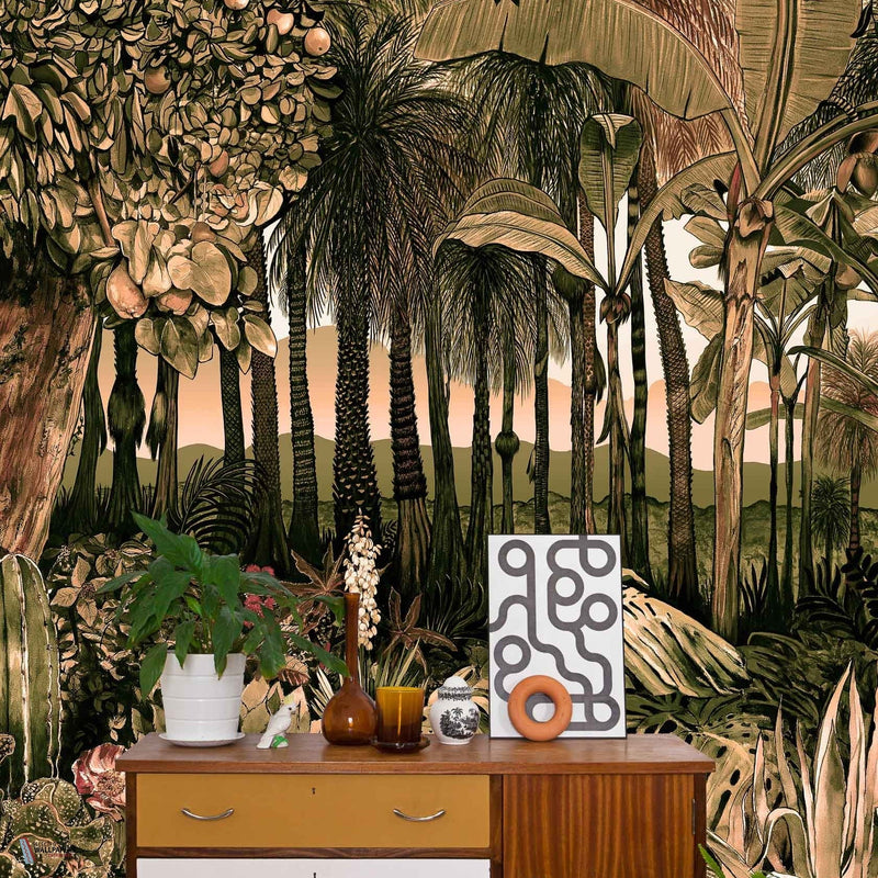 Jose Manuel Hortelano-Pi - Botanico behang van Coordonne