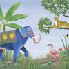 Jungle Friends Tapete in Lavender von Coordonne