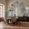Kamala Tapete in Indigo von Coordonne — Interieur