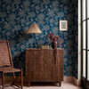 Kashmir Tapete in Indigo von Coordonne — Interieur