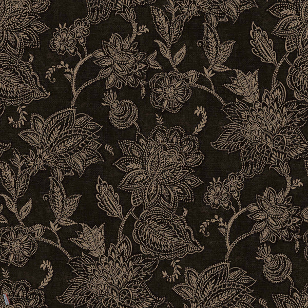 Kashmir Tapete in Onyx von Coordonne