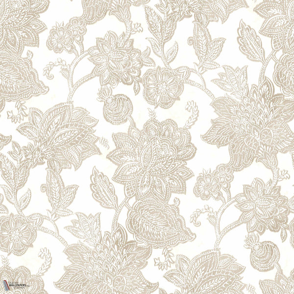 Kashmir Tapete in Swan von Coordonne