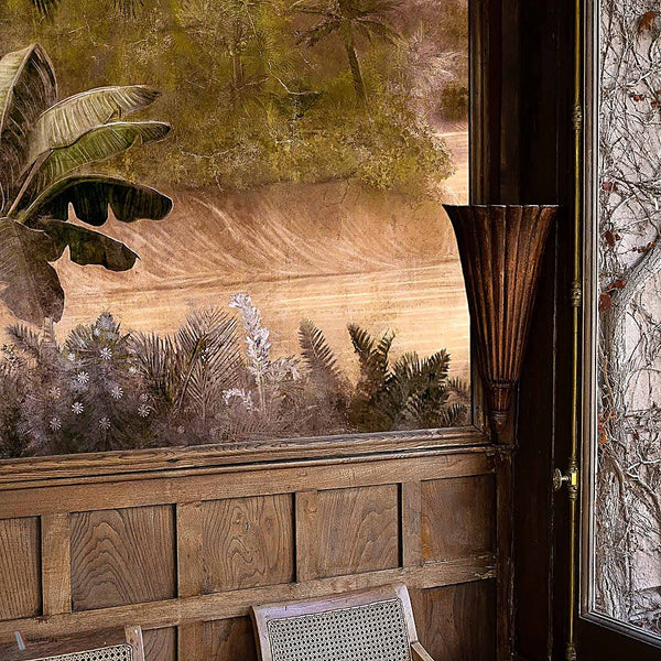 Kodo behang in Rose van Coordonne — interieur