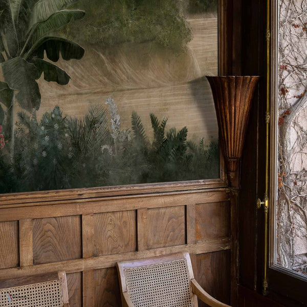 Kodo Textile behang in Sage van Coordonne — interieur