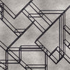 L-Geometric Metallics behang in Silver van Coordonne